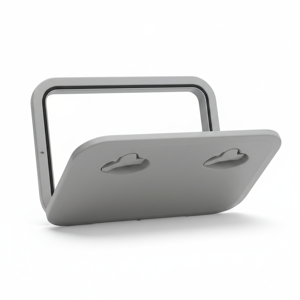 Nuova Rade Top Line Boat Access Hatch Grey 315x440mm Deck Inspection Port 196306