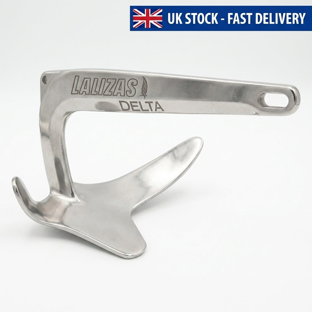 3.5kg Galvanized Bruce Type Claw Anchor - Heavy Duty Boat Mooring Sand Mud Rock