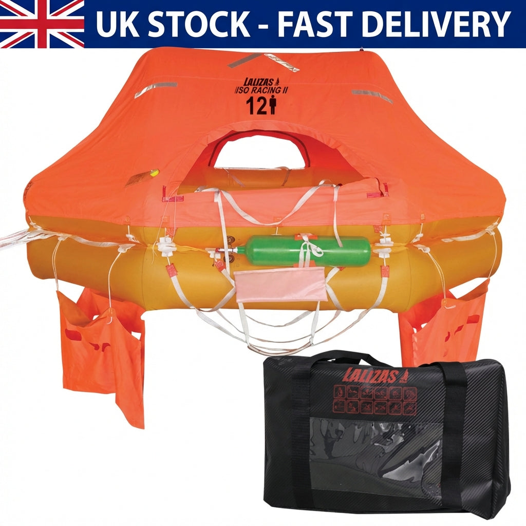 LALIZAS 8 Person ISO RACING II Liferaft Valise UK 9650-1:2022 SKU 75558