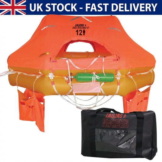 LALIZAS 8 Person ISO RACING II Liferaft Valise UK 9650-1:2022 SKU 75558