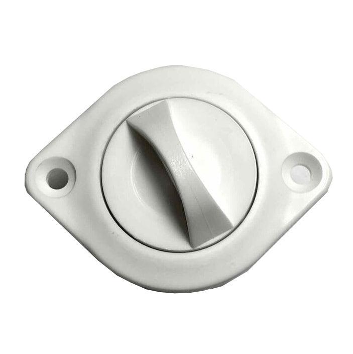 Nuova Rade Oval Boat Drain Socket & Plug 48x36mm White RIB Dinghy 16688
