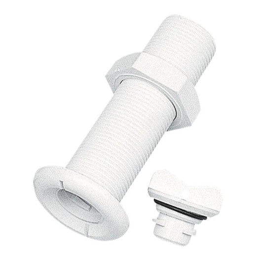 Round Fast Lock Boat Drain Socket & Plug 43mm White Nuova Rade Marine x 10pcs