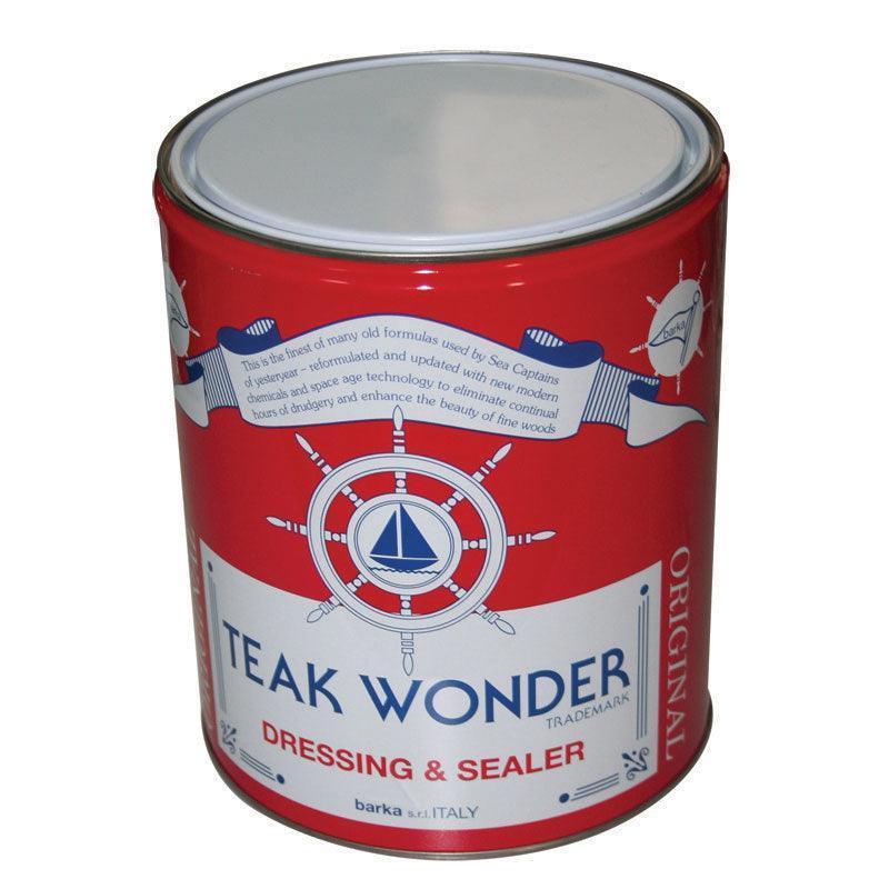Teak Wonder Dressing & Sealer 1L - Non-Oil UV Marine Wood Protector Sealer 60101