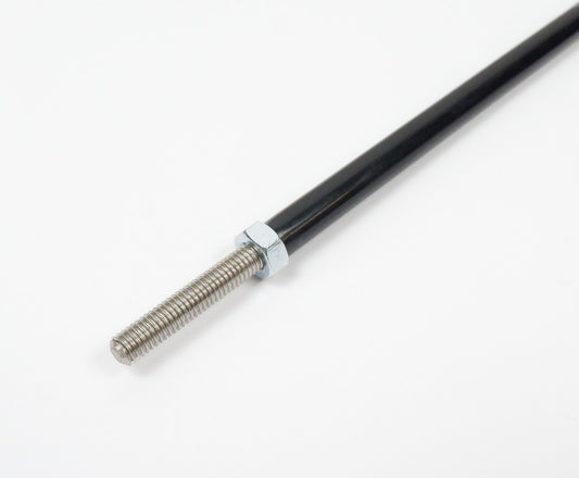M6 Threaded Kart Brake Rod with Nylon Sleeve