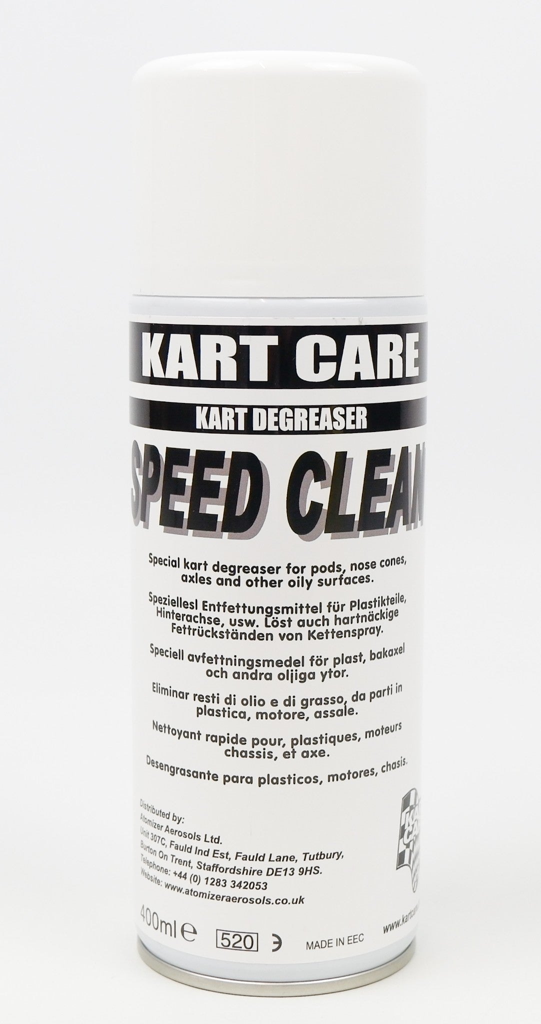 Kart Care SPEED CLEAN Degreaser Cleaning Spray 400ml
