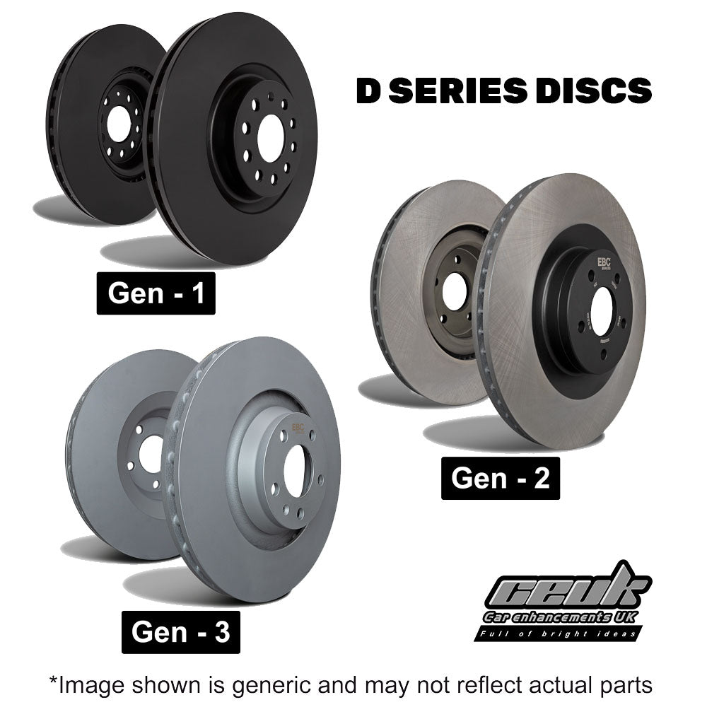EBC Front Brake Disc Upgrade (Multiple Options) - Volkswagen Golf MK5 2.0 Turbo Diesel