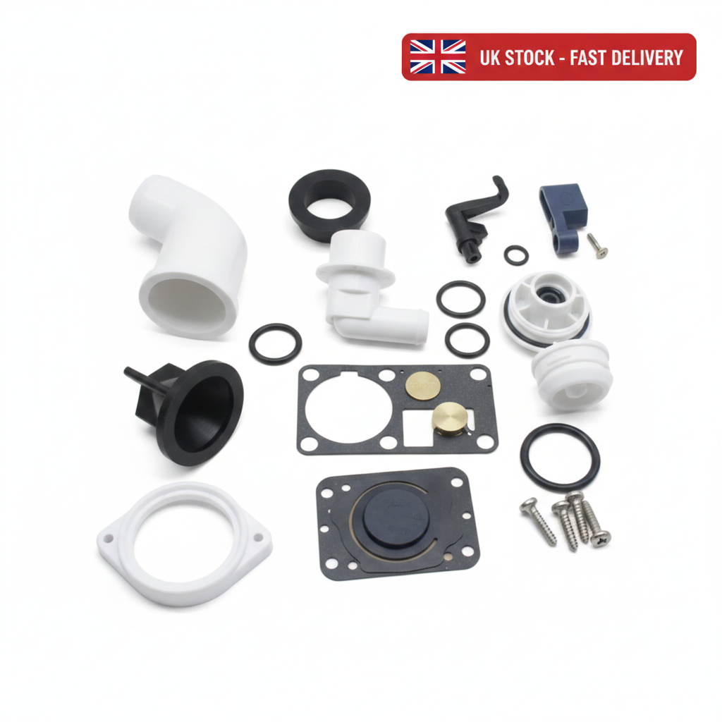 Seaflo Manual Toilet Service Kit RKIT-MTM for Marine Boat Pump Repair Seal Gasket