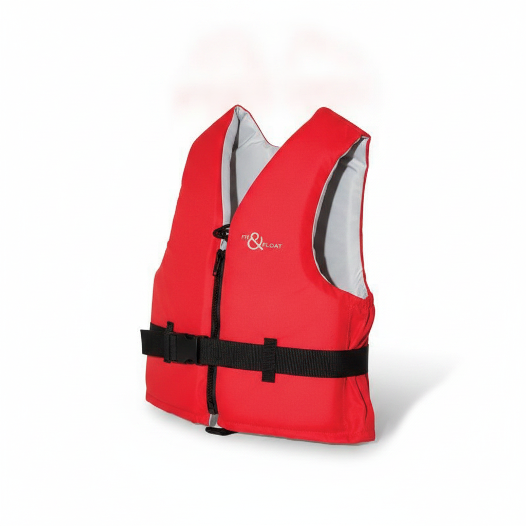Fit & Float Buoyancy Aid 50N ISO Adult >90kg Red Life Jacket