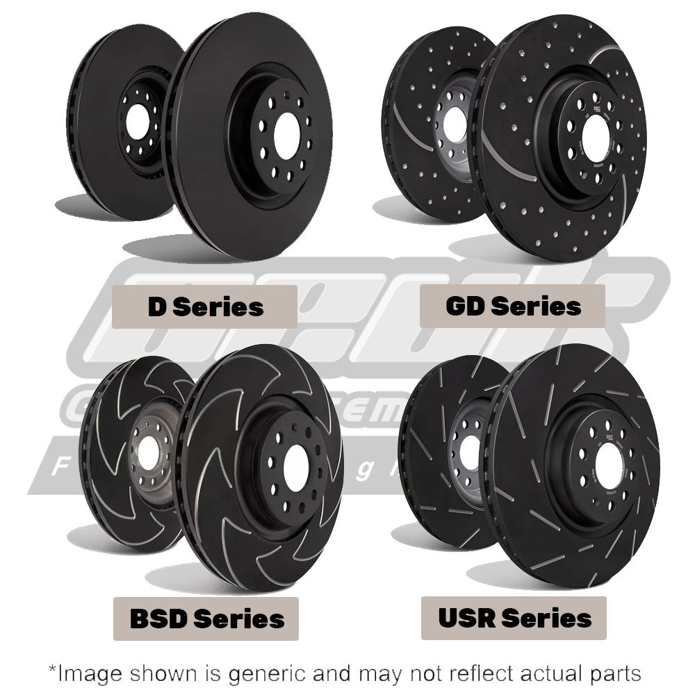 EBC Front Brake Disc Upgrade (Multiple Options) - Volkswagen Golf MK7 1.2T & 1.4T