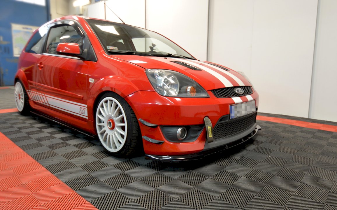 Maxton Design - FRONT SPLITTER V.1 FORD FIESTA MK 6 ST/ZETEC S (2004-2007)