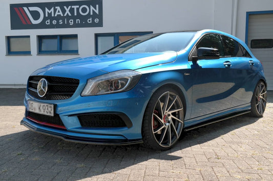 Maxton Design - FRONT SPLITTER MERCEDES A-CLASS W176 AMG-LINE PRE-FACELIFT (2013-2015)