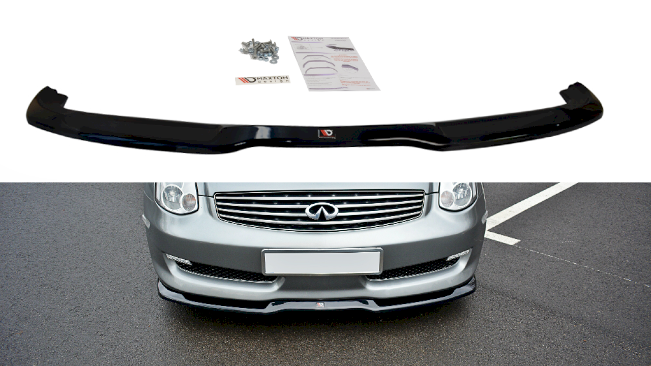 Maxton Design - FRONT SPLITTER V.1 INFINITI G35 COUPE (2003-2007)