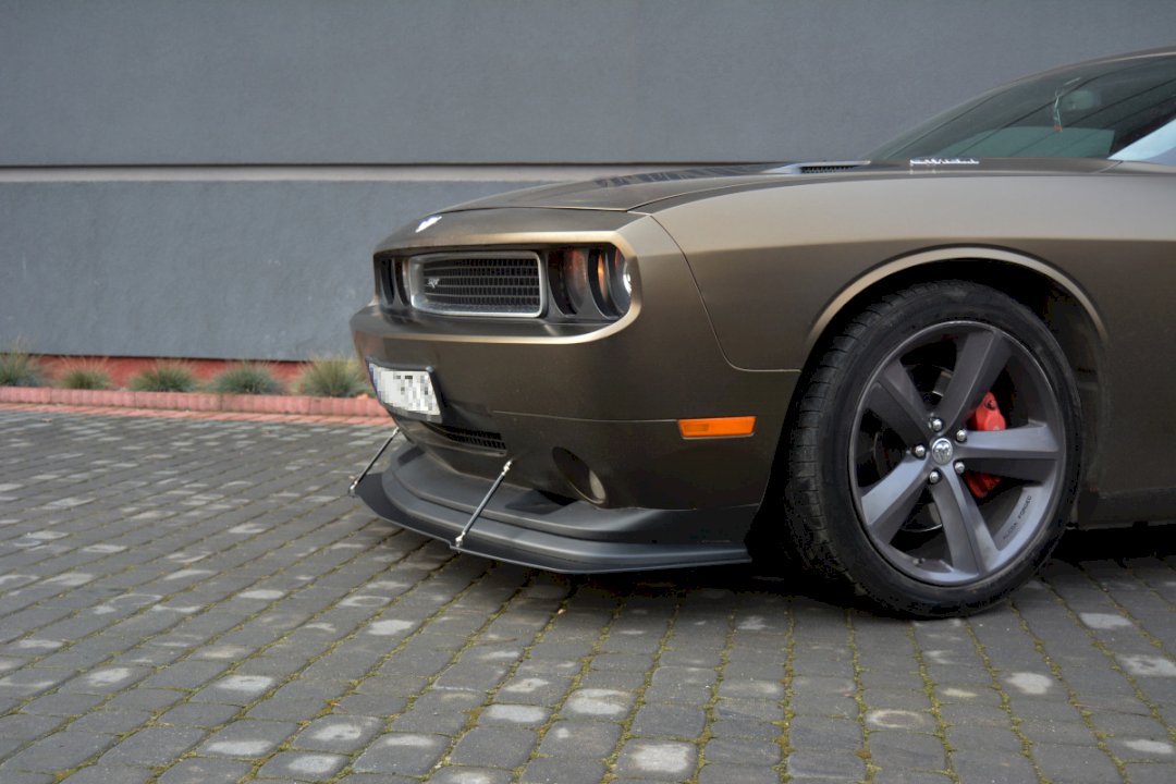 Maxton Design - HYBRID FRONT SPLITTER V.1 DODGE CHALLENGER 3RD-GEN. PHASE-I SRT8 COUPE (2008-14)