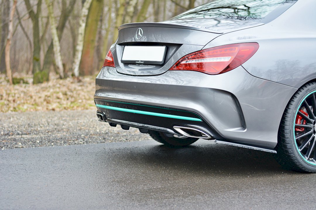 Maxton Design - REAR VALANCE MERCEDES-BENZ CLA C117 AMG-LINE FACELIFT (2017-UP)