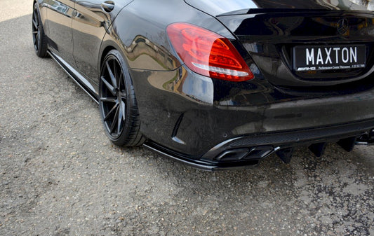 Maxton Design - REAR SIDE SPLITTERS MERCEDES C43 AMG W205 (2018-UP)