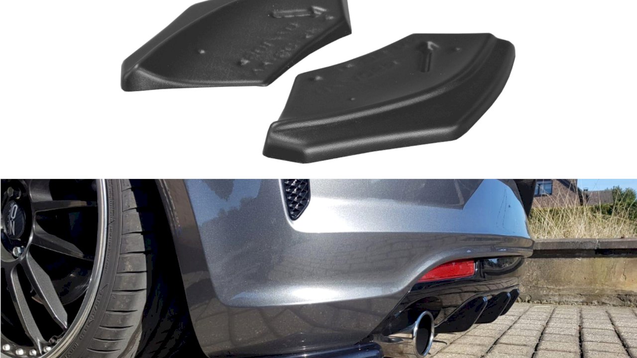 Maxton Design - REAR SIDE SPLITTERS VOLKSWAGEN SCIROCCO MK3 R FACELIFT (2014-2017)