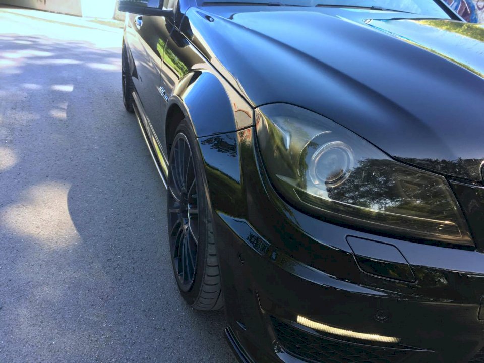 Maxton Design - SIDE SKIRTS SPLITTERS MERCEDES C-CLASS W204 C63 AMG FACELIFT (2011-2014)