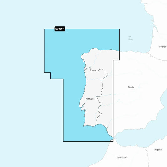 Garmin Navionics+ Chart: EU009R - Portugal & Spain, Northwest