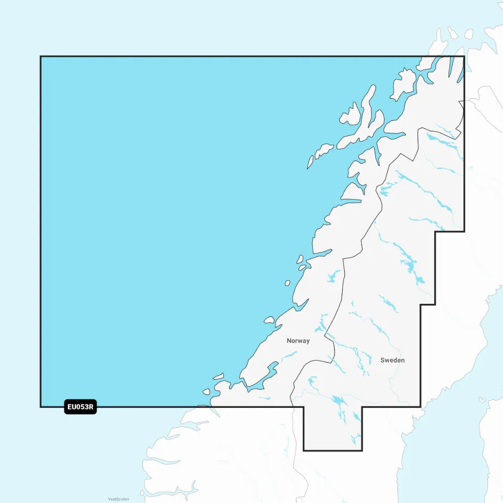 Garmin Navionics+ Chart: EU053R - Norway, Trondheim to Tromso