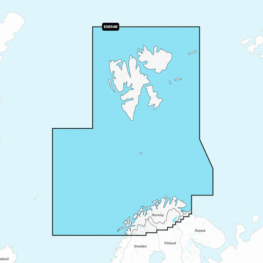 Garmin Navionics+ Chart: EU054R - Norway, Vestfjorden to Svalbard