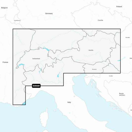Garmin Navionics+ Chart: EU066R - Alpine, Lakes & Rivers
