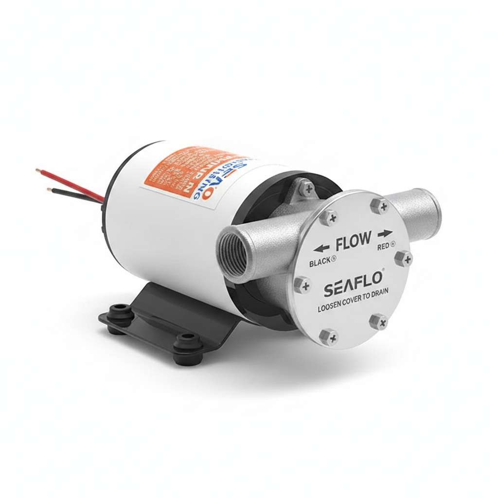 12V 30GPM Ballast Pump SP111300902 Reversible High Flow Boat Water System