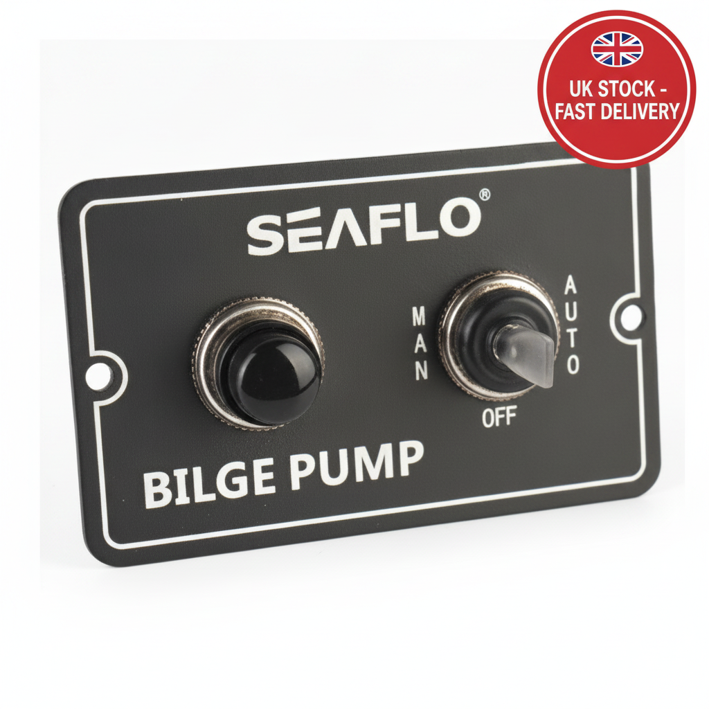 SEAFLO Bilge 3-Way Bilge Switch Panel 12V/24V | 4Boats