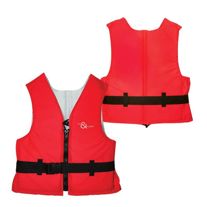Fit & Float Buoyancy Aid 50N ISO Adult >90kg Red Life Jacket