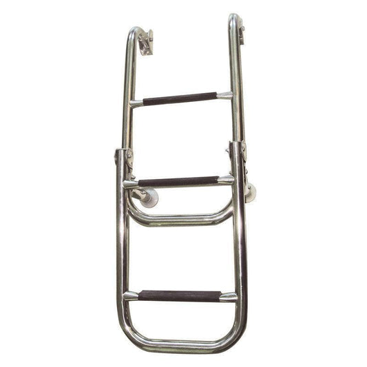 Folding Ladder 2+2 Steps Inox 316 Ø 25mm 305×1060mm | 4Boats