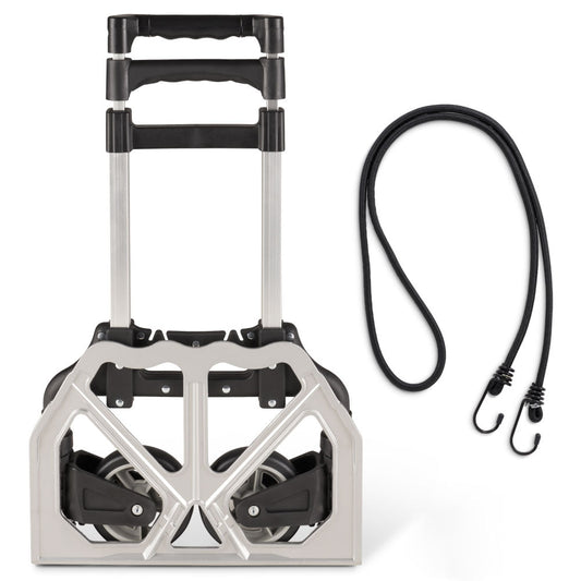 Foldable Hand Trolley UK – 80kg Lightweight Portable Cart