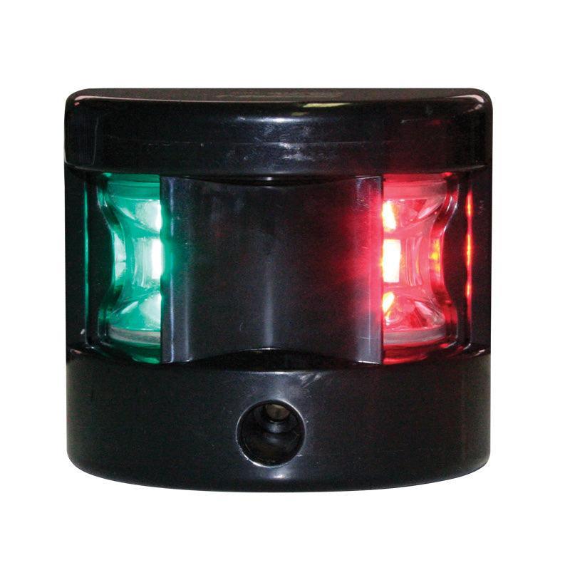 FOS LED 12 Bi-colour Side-Mount Navigation Light, Black | 4Boats