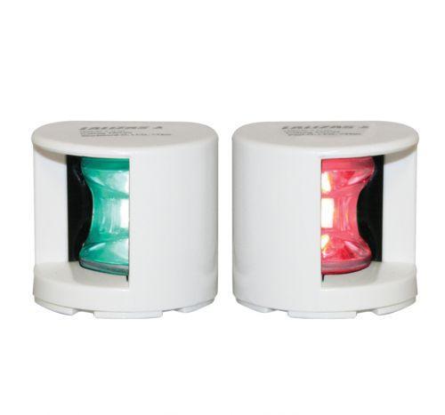 FOS LED Port & Starboard Deck‑mount Navigation Lights, White | 4Boats