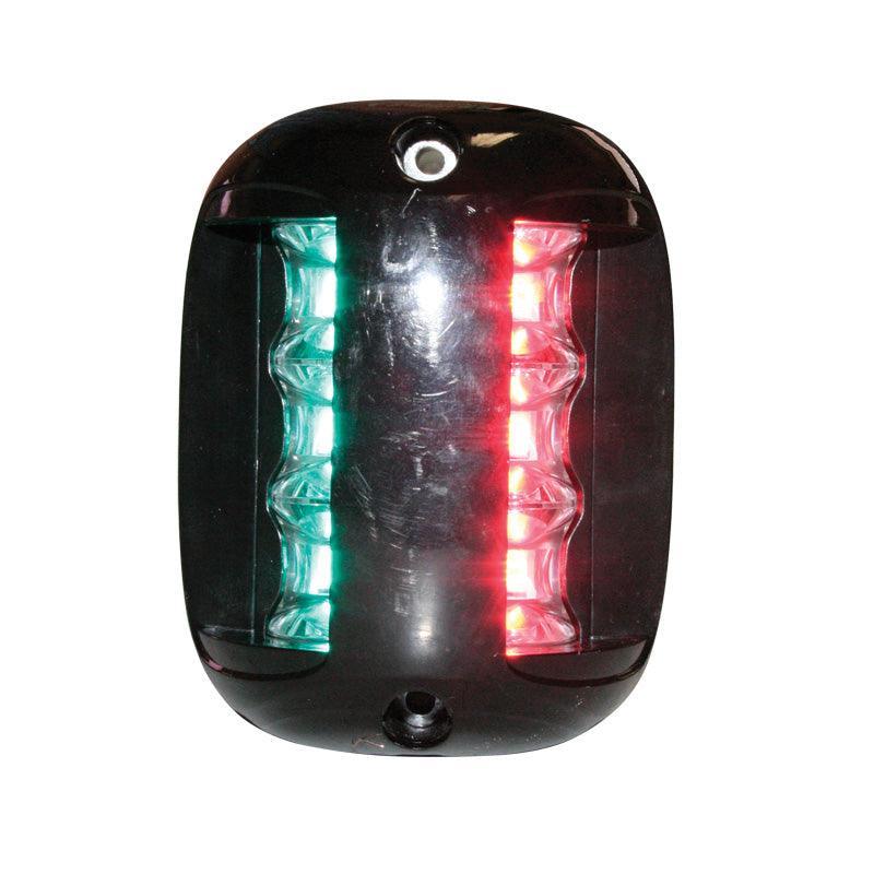 FOS LED 20 Bi-colour Side Light, Black Housing | 4Boats