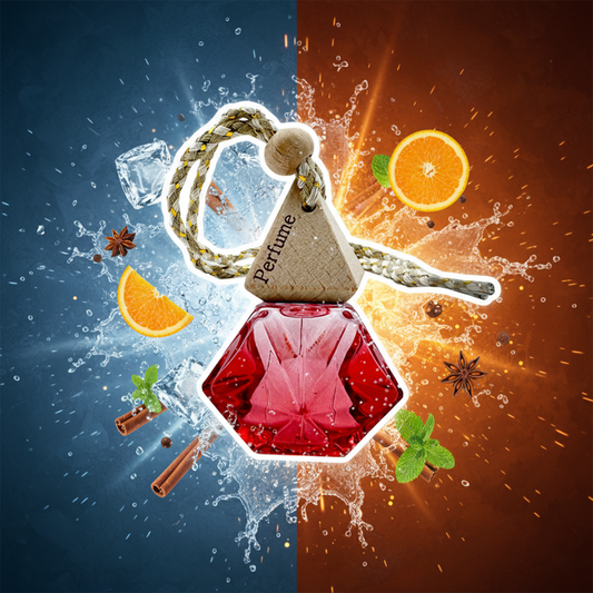 Frostfire Car Diffuser - Fresh Citrus & Amber Scent