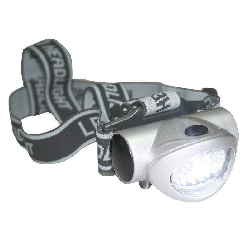 8-LED Headlamp IP44, 3xAAA Head Torch | 4Boats