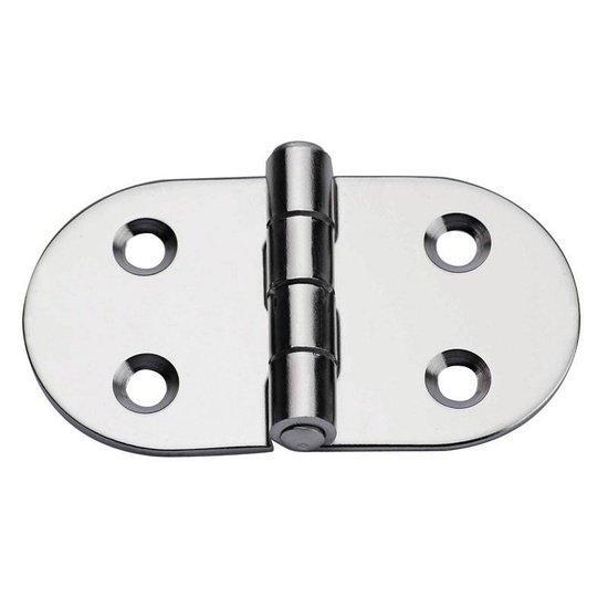 Hinge Right 316 Stainless 74×40×2mm Right-Hand Boat Hinge | 4Boats