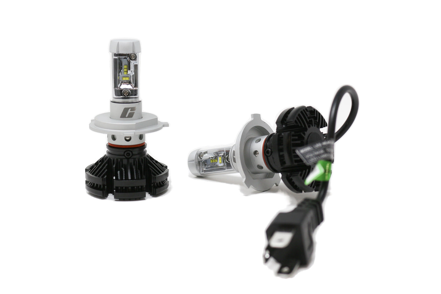 VW Up! Dip & Main Beam #Enhanced H4 LED Headlight Bulb Kit – 6000K with DIY Tint Film | 12,000 Lumens (472 | P43t)