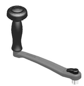Lofrans' Winch 25cm Anodised Aluminium Lock & Speed Handle | 4Boats