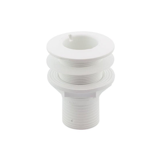 Thru-Hull Fitting 51 mm (2") White Hose Barb | 4Boats