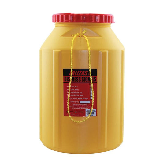 LALIZAS Storage 12L Pyrotechnic Storage Bottle, Yellow | 4Boats