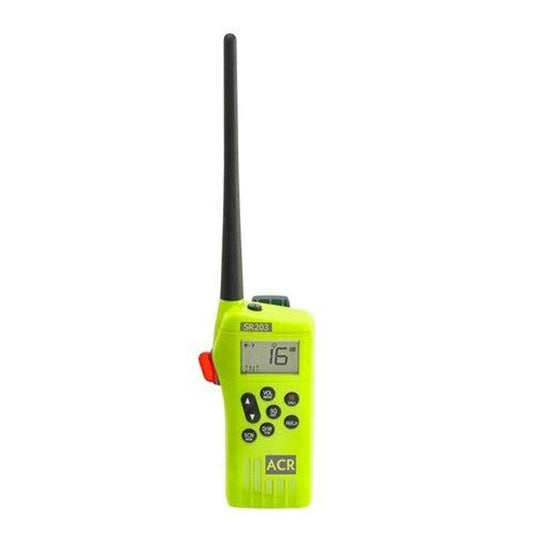 ACR SR203 Radio with Primary & Rechargeable Batteries | 4Boats