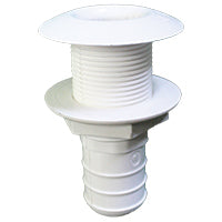Nuova Rade Easy Mount Thru-Hull 3/4" 20mm White Plastic Skin Fitting x 10pcs