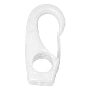 Lalizas White Polyamide Snap Hook with Eye 10x49mm for 6mm Shock Cord Marine Boat