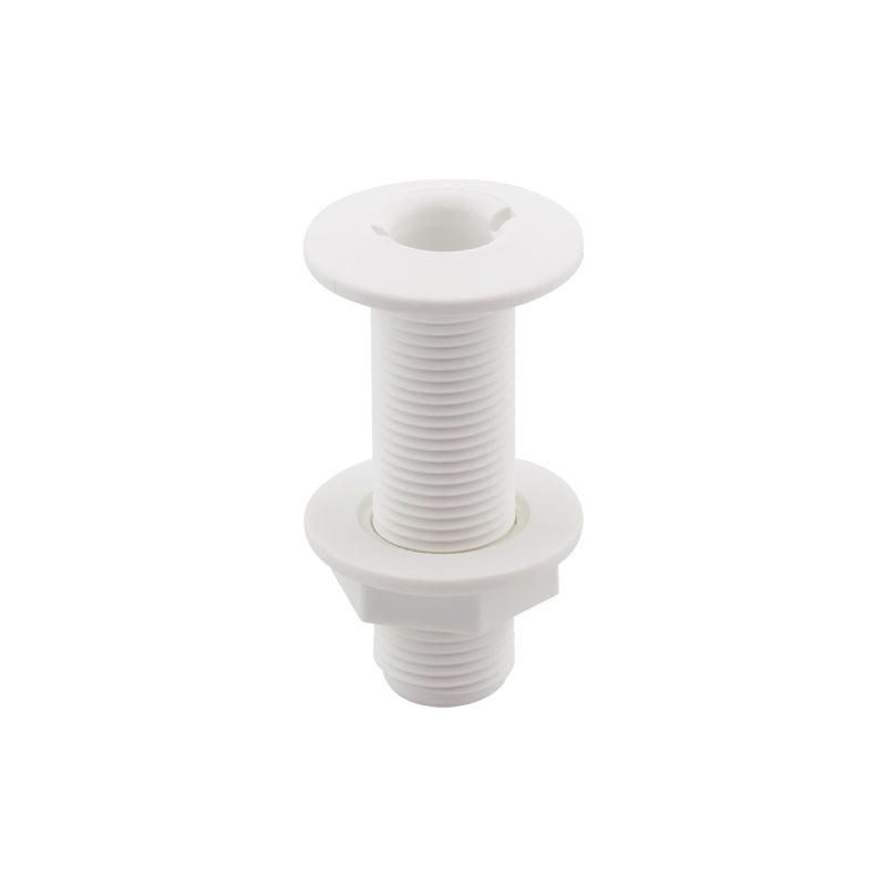 Thru-Hull Fitting - 12.7 mm (1/2 in), 74 mm - White | 4Boats