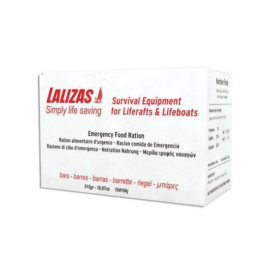 Lalizas 500g Emergency Liferaft Food Ration 2503kcal SOLAS Survival Part 57070