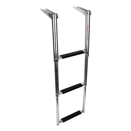 Telescopic Ladder 3-step Inox 316 875 × 290mm | 4Boats