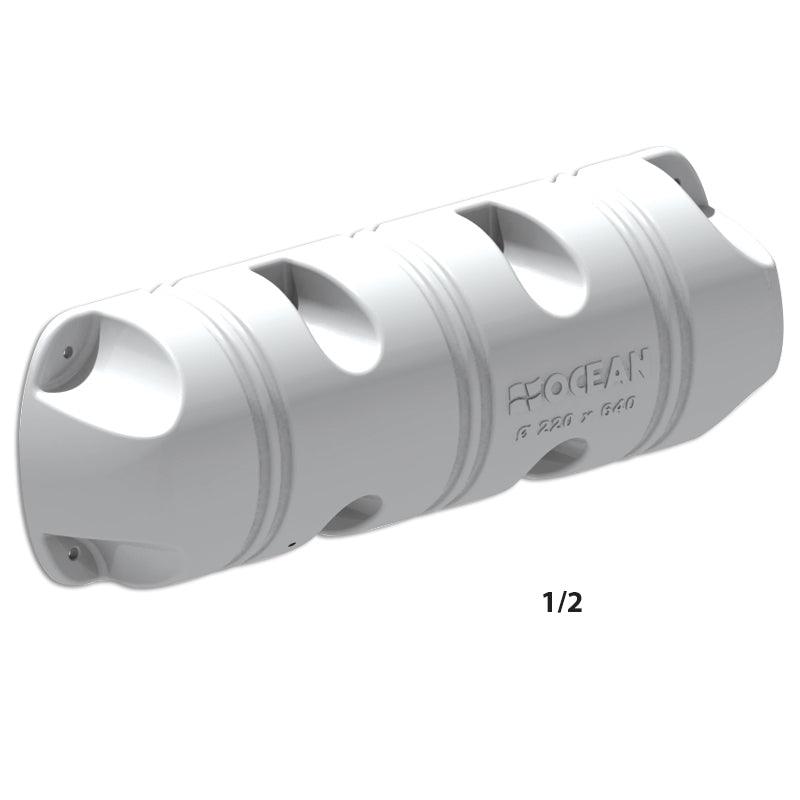 OCEAN Dock Fender 220 × 640mm 1/2 White | 4Boats