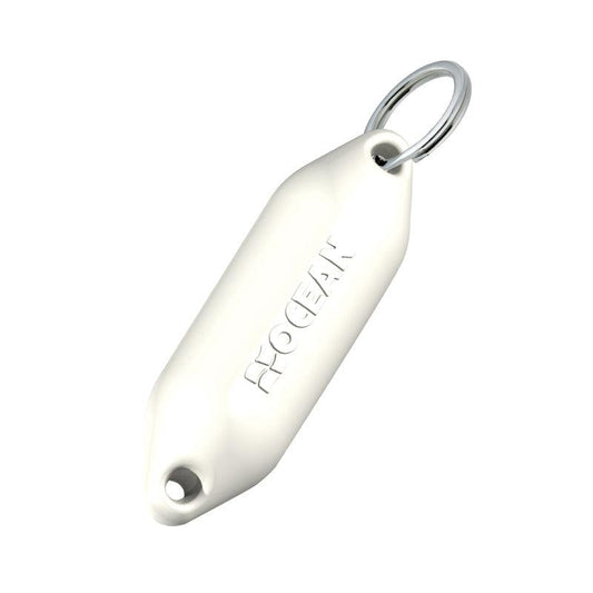 OCEAN Keychain Fender, White | Floating Keyring | 4Boats