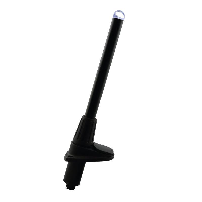 MICRO LED 25cm Plug-in Pole Light White (Black) | 4Boats