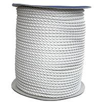 CABO 20mm White 3-Strand Twisted Mooring Rope - Marine Boat Dock Line SKU 90850